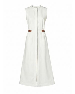 Fendi 'New Linen' Dress - White