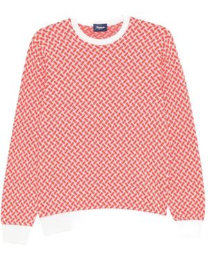 Drumohr 'Razor Blade' Jumper - Pink