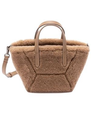 Brunello Cucinelli Fur Bag - Brown