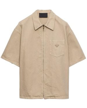 Prada Denim Shirt - Natural