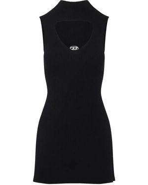 DIESEL Oloni Wool Short Dress - Black