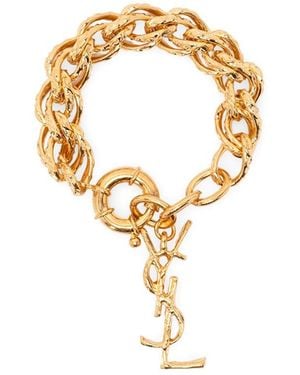 Saint Laurent 'Rope Chain' Bracelet - Metallic
