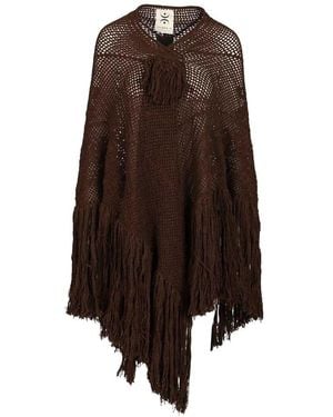 Chiara Is 'Peonia' Cape - Brown