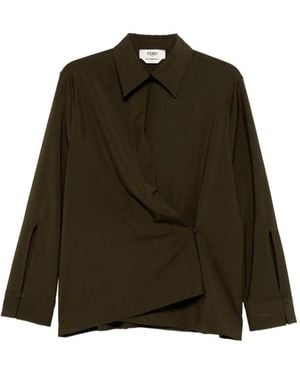 Fendi Wool Mohair Shirt - Green