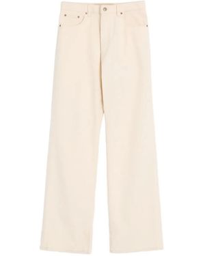Valentino Garavani 'Vgold' 5-Pocket Denim Trousers - Natural