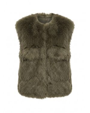 Manzoni 24 Shearling Vest - Green