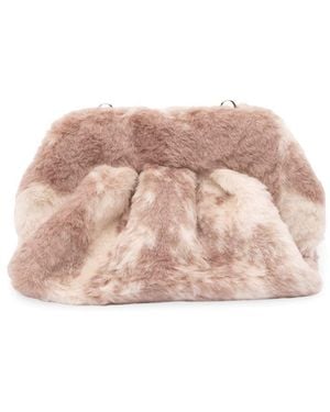 THEMOIRÈ Bios Medium Fur Potato Clutch - Pink