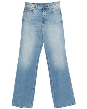 Gucci Mid Rise Flare Pants - Blue