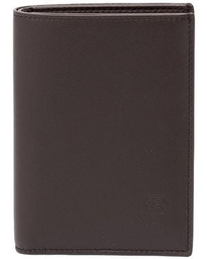 Brunello Cucinelli Leather Cardholder - Brown