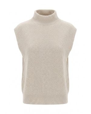 Peserico Turtle Neck Jumper - White