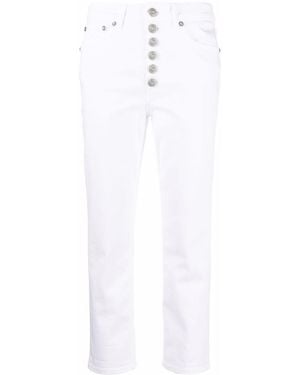 Dondup 'Koons' Loose 5-Pocket Jeans - White