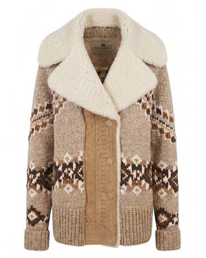 Ermanno Scervino Coat - Natural