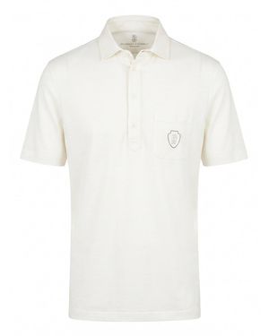 Brunello Cucinelli T-Shirt Sport Club - White