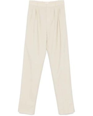 Saint Laurent Wool Trousers - White