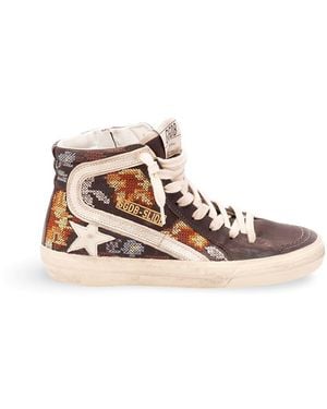 Golden Goose 'Slide' Trainers - White