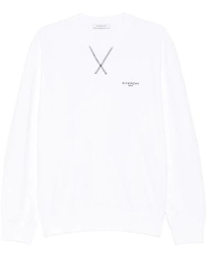Givenchy 'Couture' Seam Crew-Neck Sweatshirt - White