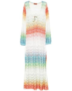Missoni Long Cover-Up - White