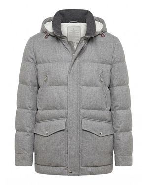 Brunello Cucinelli Padded Jacket - Grey