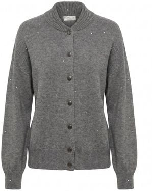 Brunello Cucinelli Cardigan - Grey