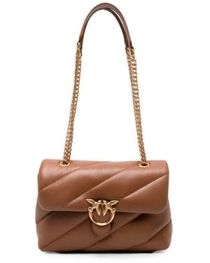 Pinko Love Puff Classic Small Bag - Brown