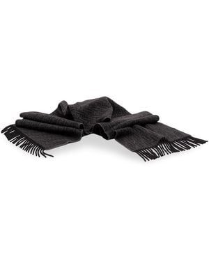 Fendi Scarf Ff Signature - Black