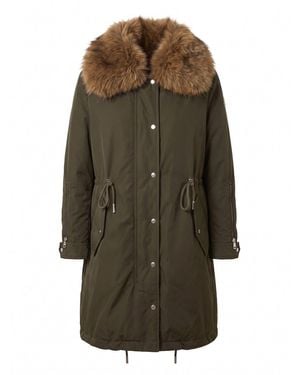 Moncler 'Halicte' Long Parka - Green