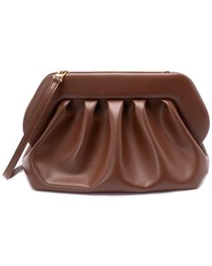 THEMOIRÈ 'Bios Vegan Fabric' Clutch Bag - Brown