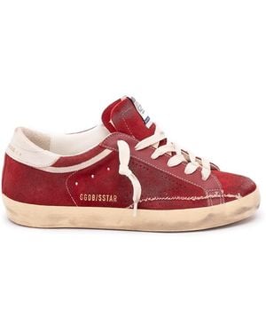 Golden Goose 'Super-Star' Trainers - Red