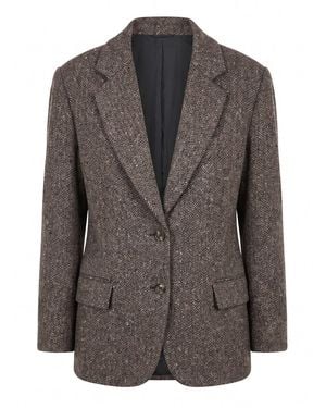 Brunello Cucinelli Suit-Type Jacket - Brown