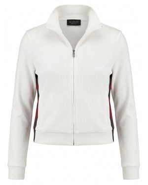 Gucci Zip Sweatshirt - White