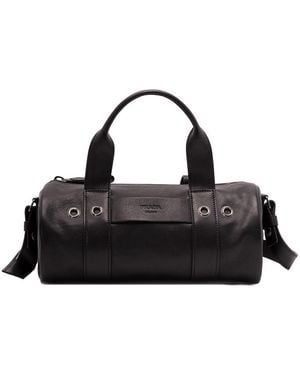 Prada Bufalo Handbag - Black