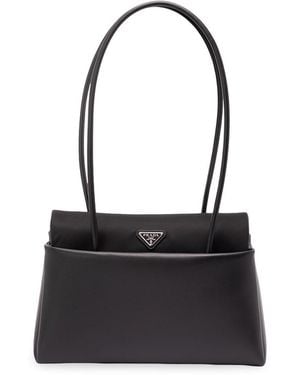Prada Leather Shoulder Bag - Black