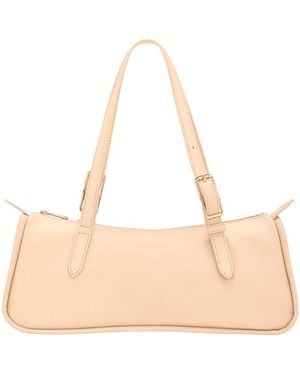Longchamp 'Looong' Large Shoulder Bag - Natural