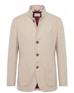 Brunello Cucinelli Cashmere Jacket - Natural