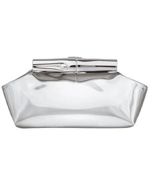 Longchamp 'Le Roseau' Small Clutch - White