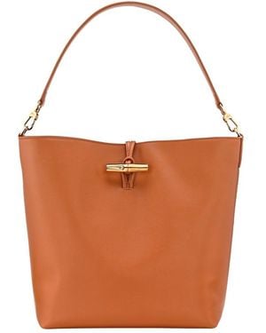 Longchamp 'Le Roseau Sleek' Medium Hobo Bag - White