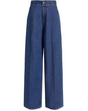 Alberta Ferretti Trousers - Blue