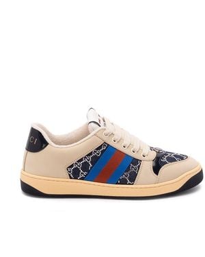 Gucci 'Screener' Denim Trainers - Blue