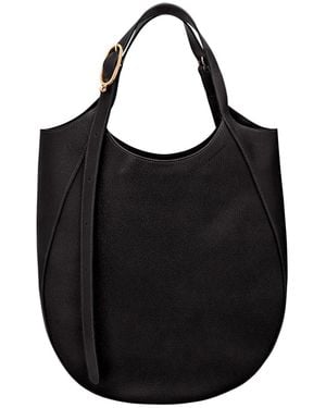 Longchamp 'Le Foulonné' Extra Large Hobo Bag - Black