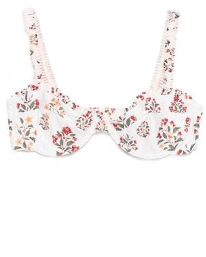 Agua Bendita 'Agraz Andes' Bikini Top - White