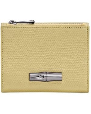 Longchamp 'Le Roseau' Compact Wallet - Natural