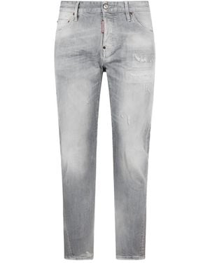 DSquared² Light Stretch Cotton Jeans - Grey