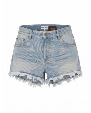 Loewe Paula's Ibiza 'Anagram' Shorts - Blue