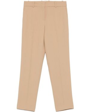 Ermanno Scervino Tailored Straight-Leg Pants With Fitted Waistband - Natural