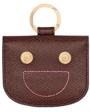 Longchamp 'Les Champions Epure' Card Holder - Purple