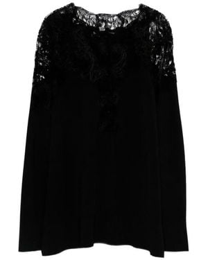 Ermanno Scervino Lace Blouse - Black
