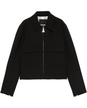 Patrizia Pepe Zip Pocket Jacket - Black