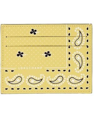 Longchamp Pocket Bandana' Card Holder - Metallic