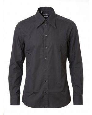 Dolce & Gabbana Dolce & Gabbana Martini Popeline Shirt - Blue
