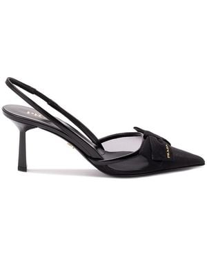 Prada Slingback Court Shoes - White